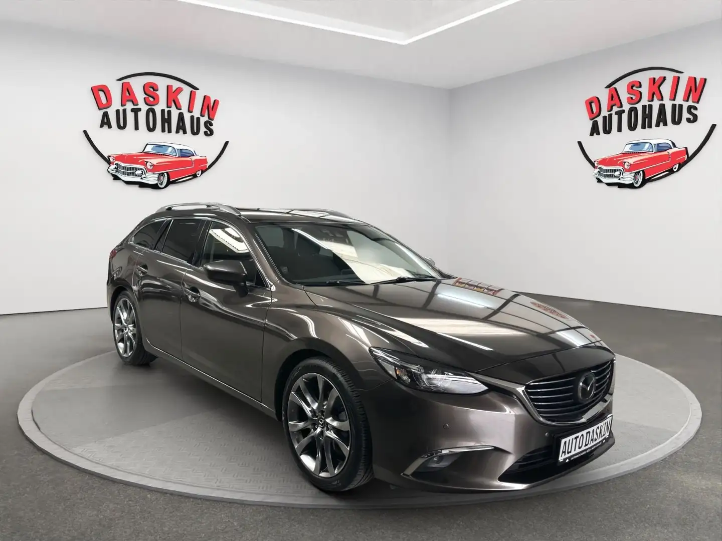 Mazda 6 Kombi Sports-Line AUTOMATIK/SCHECKHEFT/TÜV NEU Braun - 1