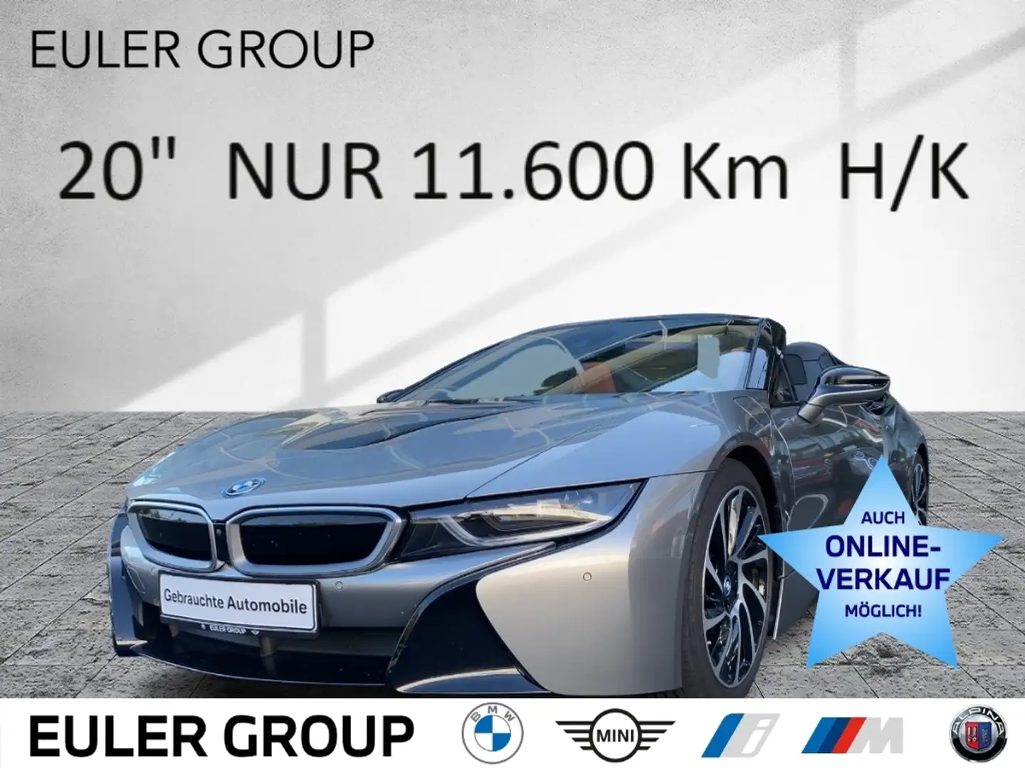 BMW i8 Roadster Allrad Navi HEAD-UP PDCv+h H-K Sound Sitz Grey - 1