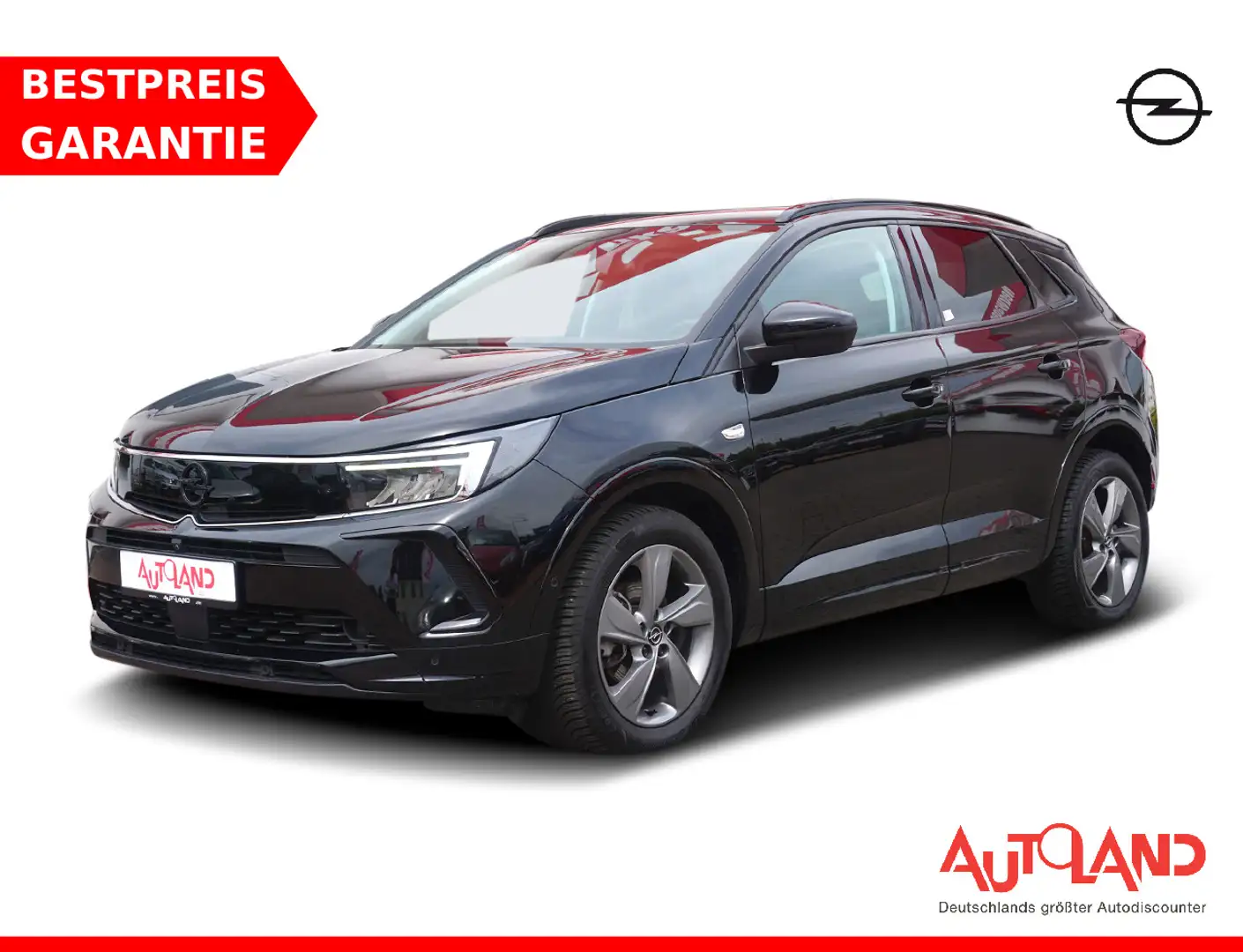 Opel Grandland GS 1.2DI Turbo Aut. LED Navi 360° VC Noir - 1