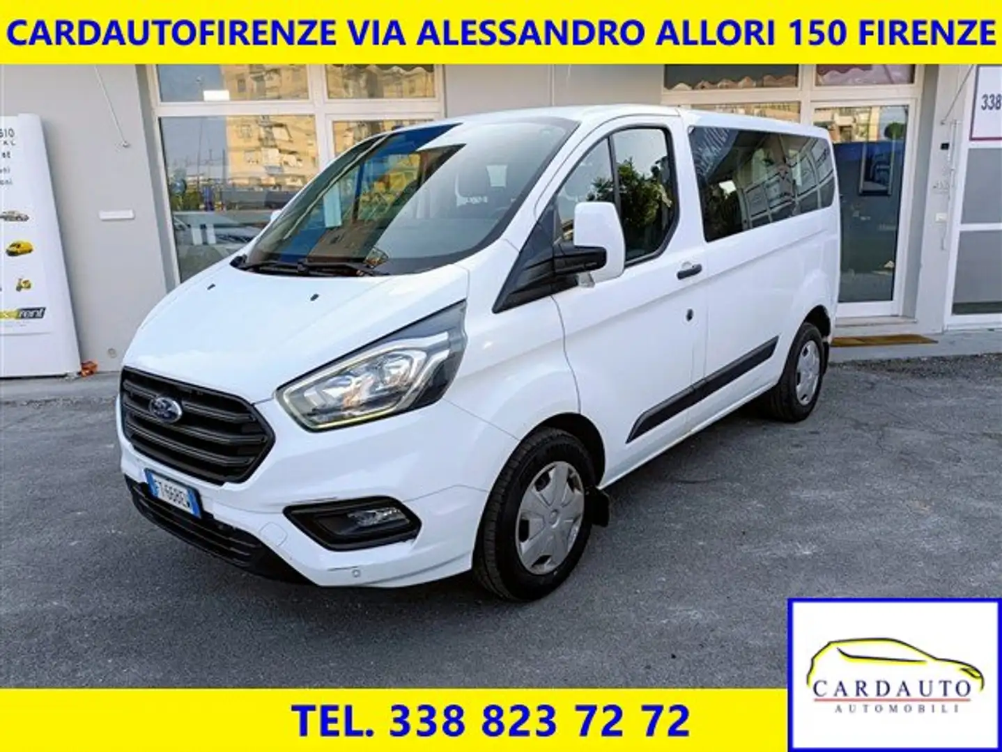 Ford Transit Custom €21290+ IVA CUSTOM 9 POSTI SO0LO 48000 KM Bianco - 2