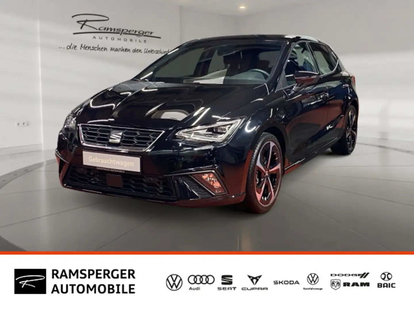 SEAT Ibiza FR 1.0 TSI LED/Kamera/DAB/uvm. Schwarz - 1