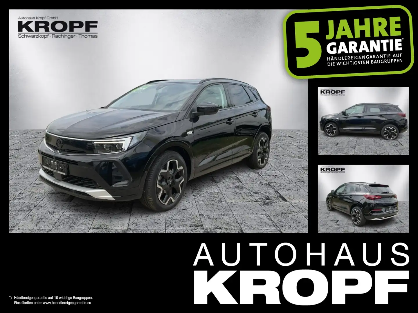 Opel Grandland 1.2 Turbo Ultimate Nero - 1