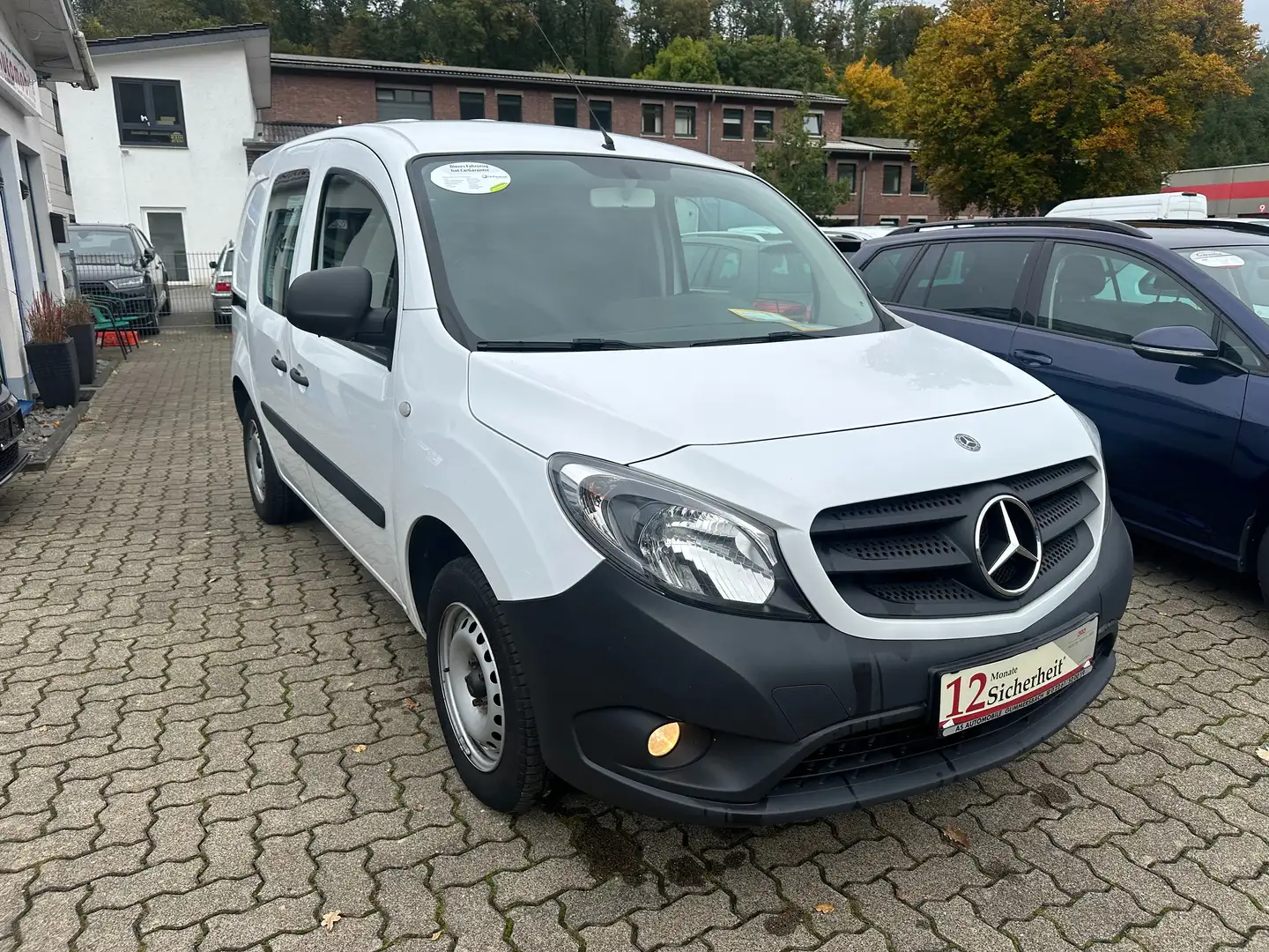 Mercedes-Benz Citan 109 CDI lang+1.HAND+KLIMA+PDC+SCHIEBETÜR+EURO 6 Weiß - 2