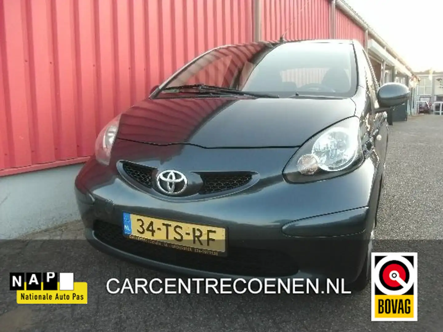 Toyota Aygo 1.0-12V + / Airco Gris - 1