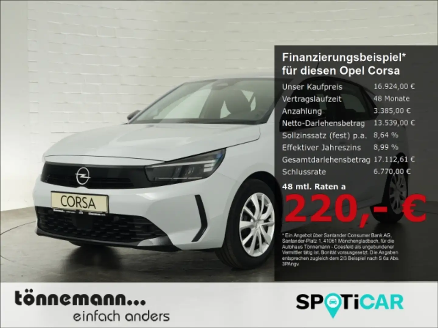 Opel Corsa F FACELIFT EDITION+SITZ-/LENKRADHEIZUNG+LED-SCHEIN Weiß - 1