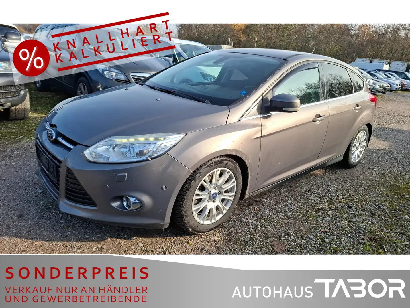 Ford Focus Titanium 2.0 TDCi PowerShift Leder SHZ BiX Braun - 1