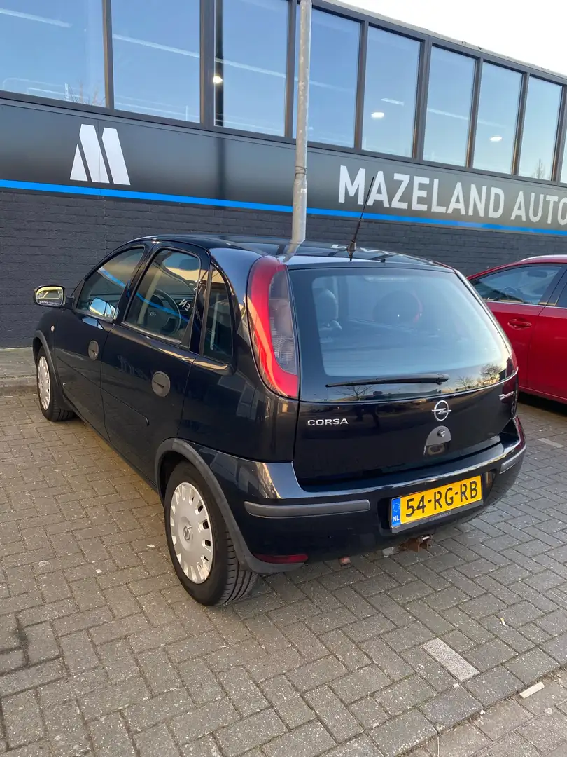 Opel Corsa 1.2-16V Rhythm Zwart - 2