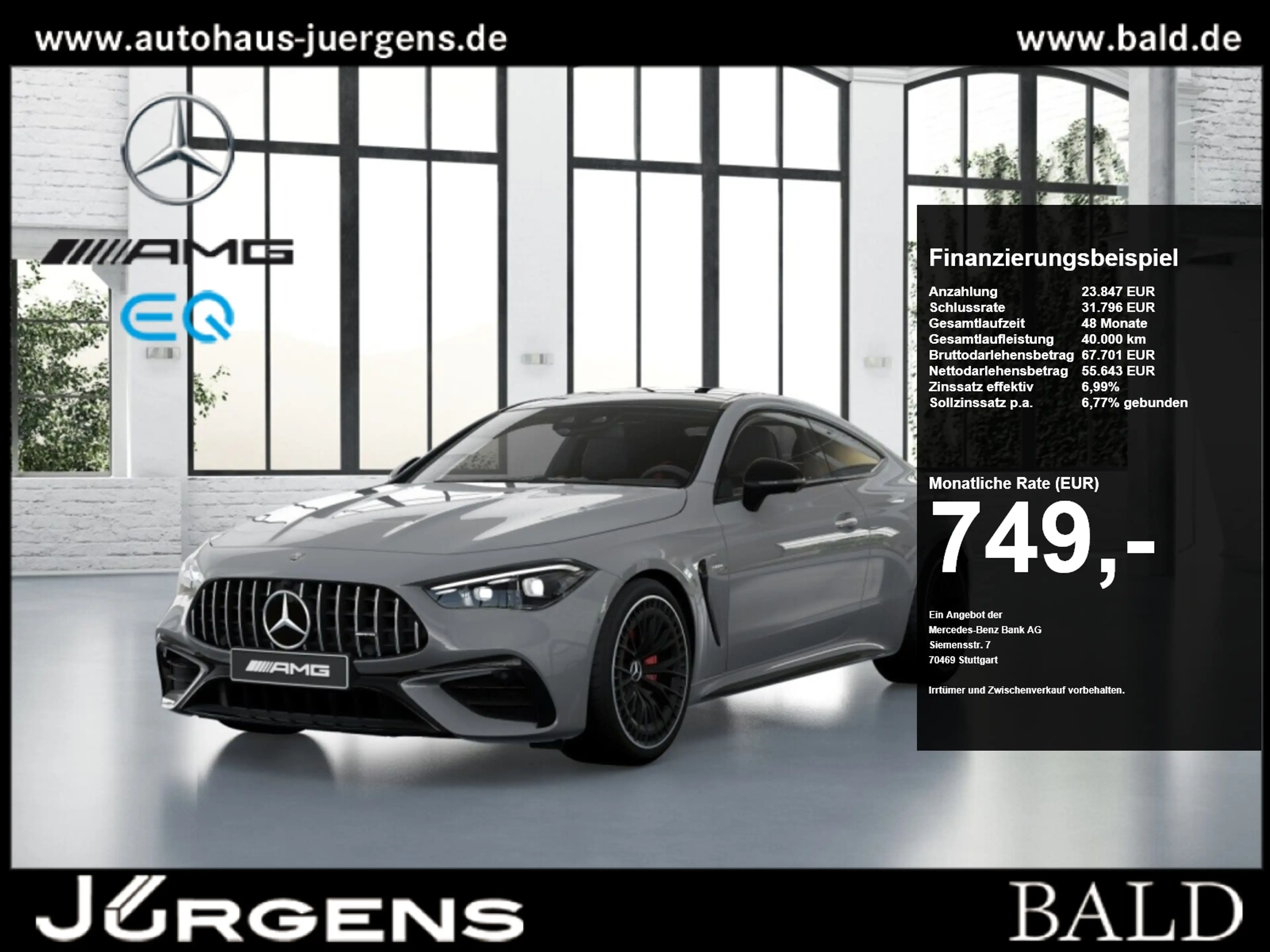 Mercedes-Benz CLE 53 AMG 4M+ Coupé Premium+/DYNAMIC+/VMax/20'