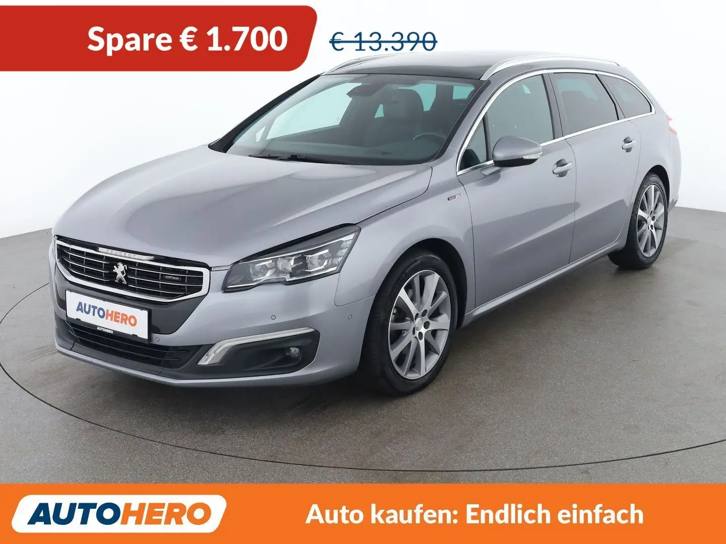 Peugeot 508 2.0 Blue-HDi GT Line Grau - 1