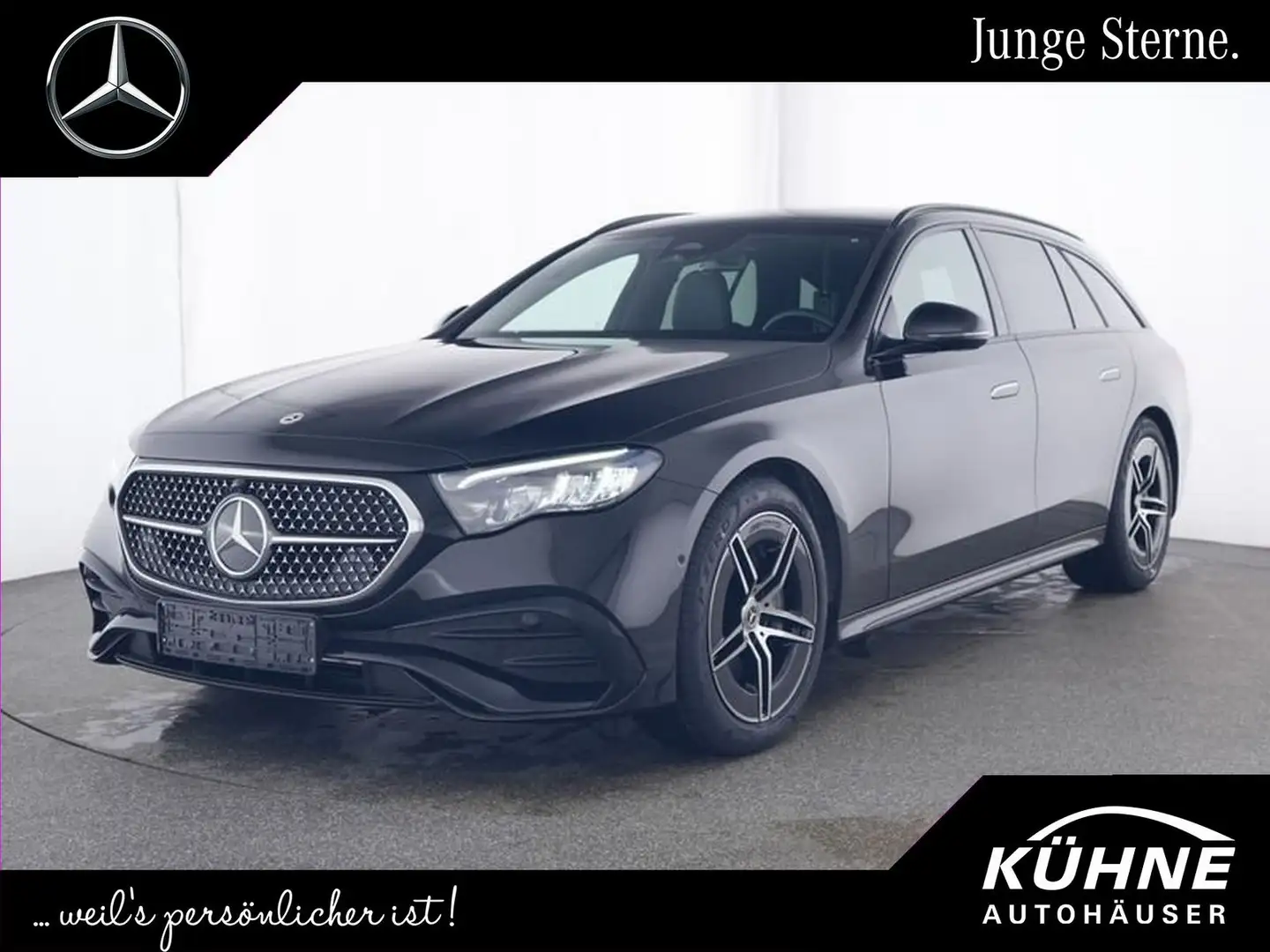 Mercedes-Benz E 220 d AMG Night AHK Distro Kamera LED Zwart - 1