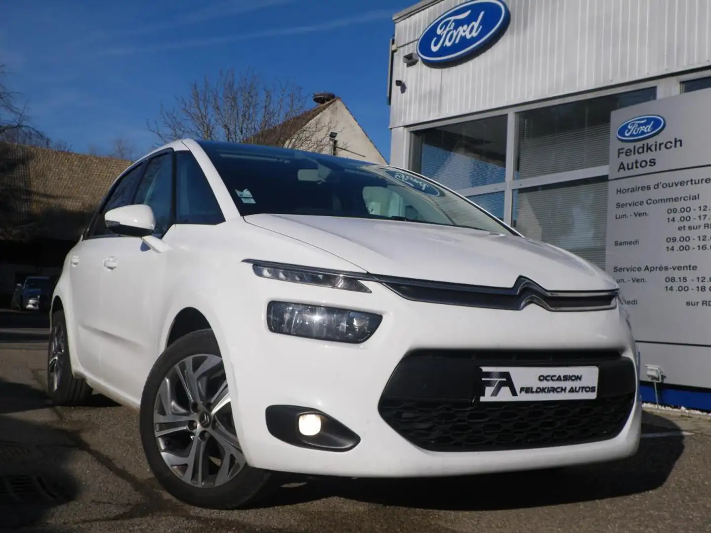 Citroen C4 Picasso II 1.6 BLUE HDI 100 BV5 FEEL Blanc - 2