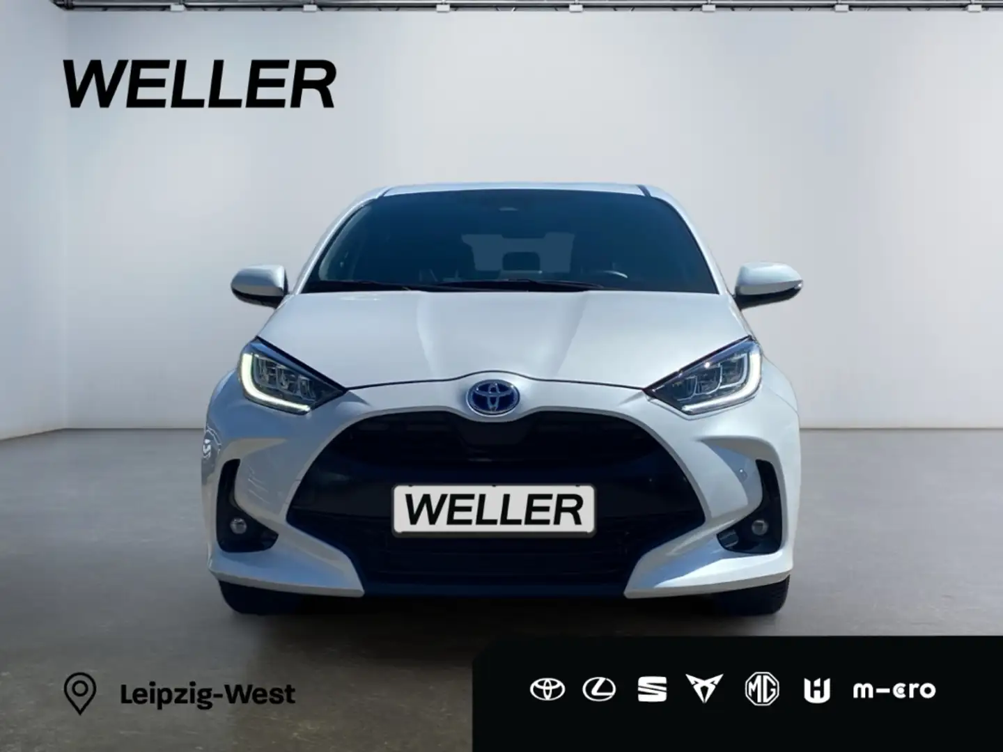 Toyota Yaris Hybrid 1.5 Luxe *ACC*CAM*CarPlay*Navi*TWA* Weiß - 2
