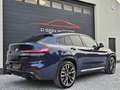 BMW X4 M 40 dAS (326ch) M SPORT 2019 130.582km TVA !! Bleu - thumbnail 4