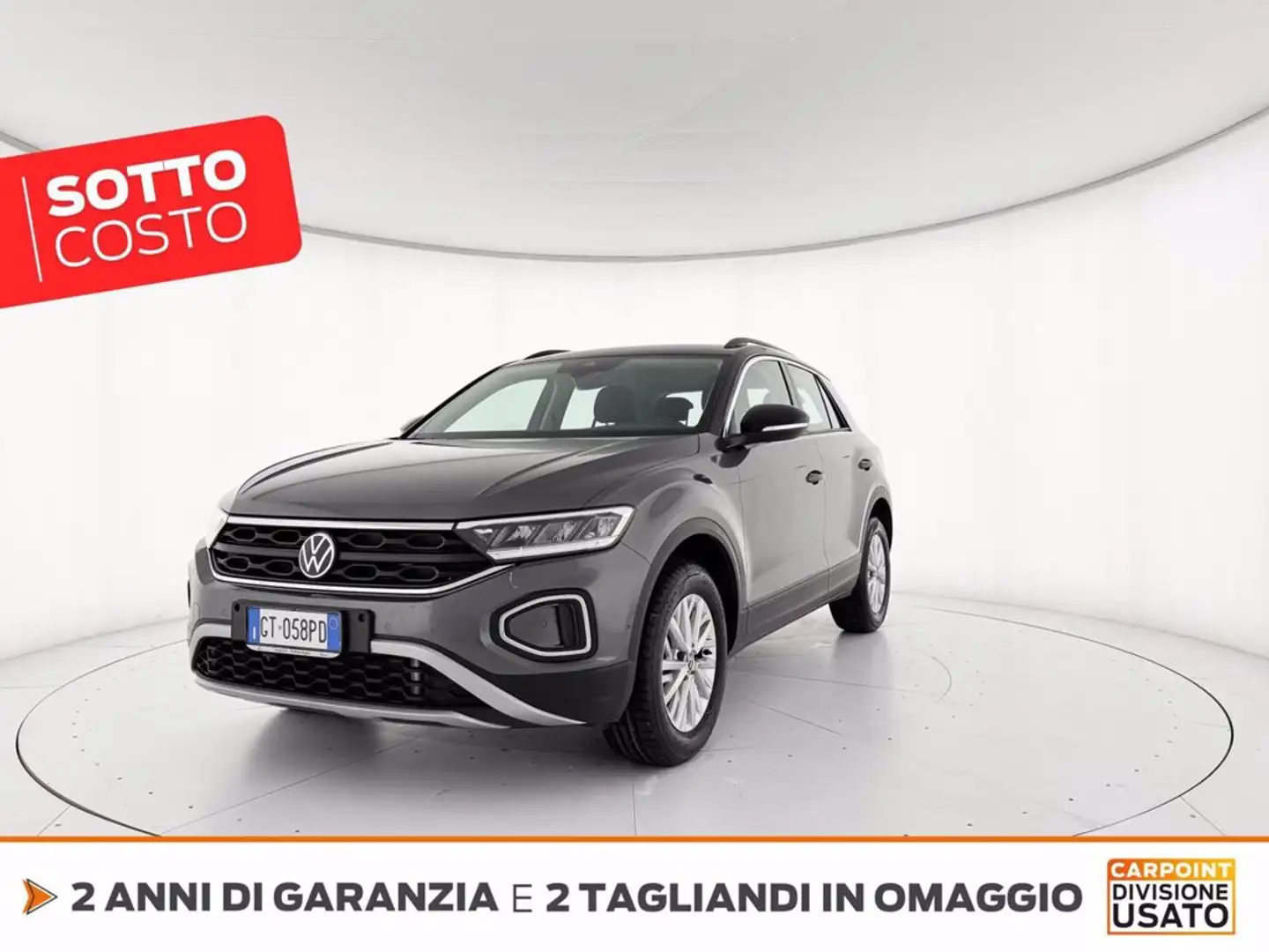 Volkswagen T-Roc 2.0 tdi life 150cv dsg Grigio - 1