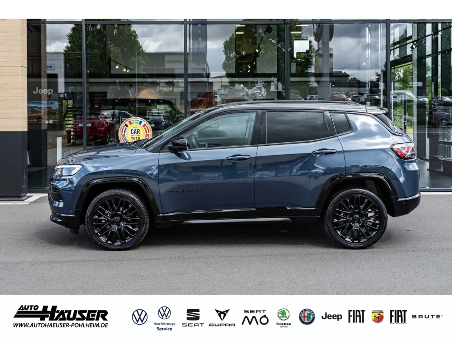 Jeep Compass e-Hybrid MY23 ''S'' 1.5 DCT MHEV LEDER EL. HECKKL. Blau - 2