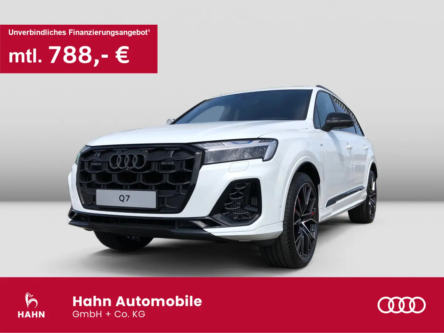 Audi Q7 60 TFSI e quattro S-line 360° Pano AHK Matrix Weiß - 1