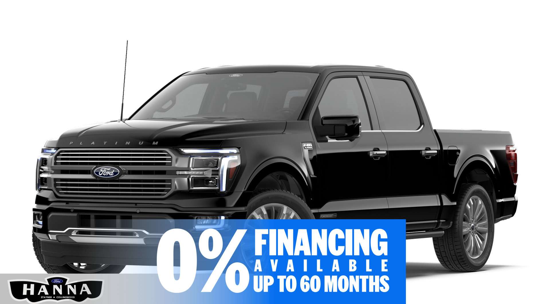 Black 2026 Ford F-150 Pickup Truck Four-Wheel Drive Automatic