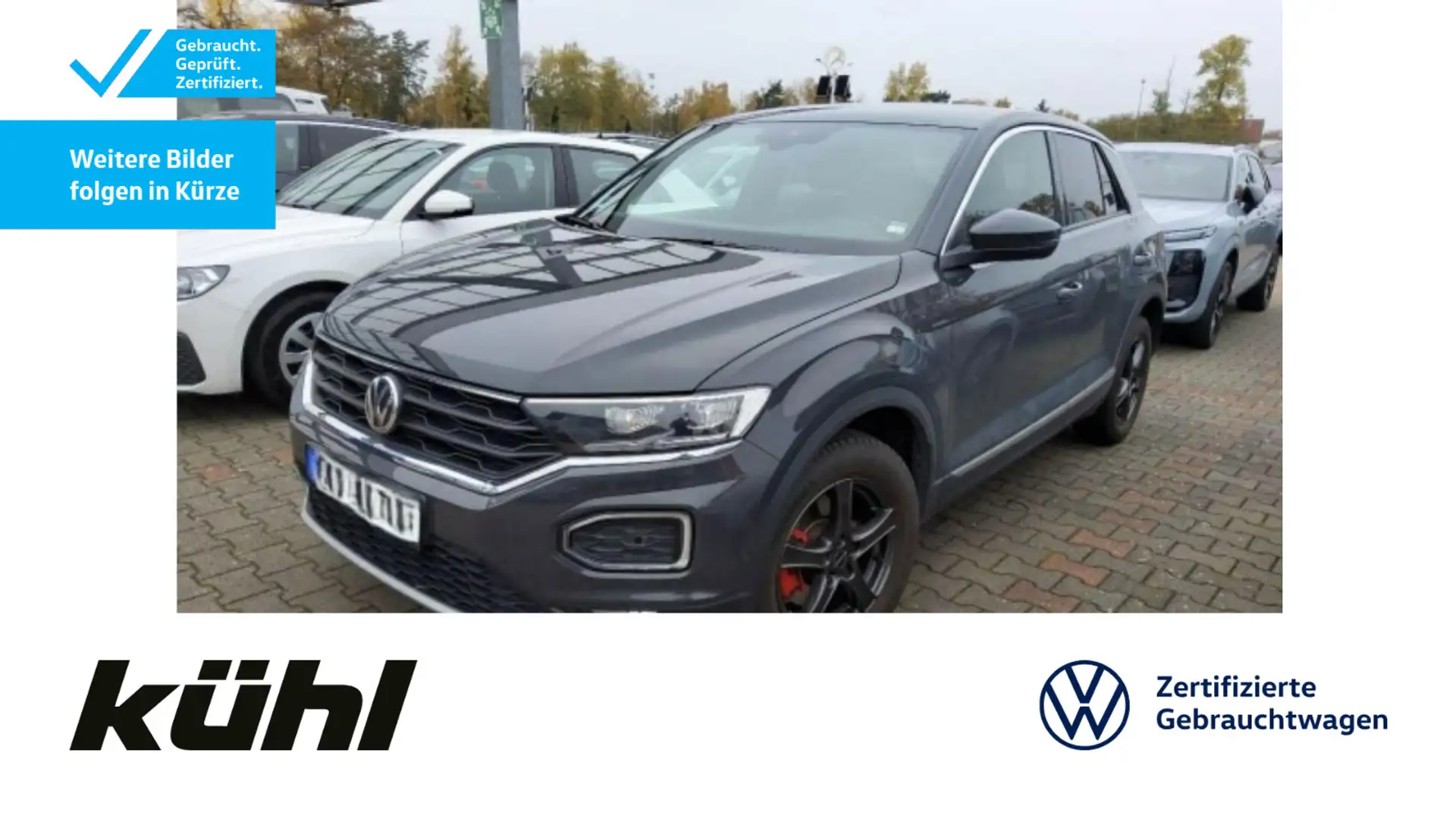 Volkswagen T-Roc 1.5 TSI DSG Sport LED/ACC/Kamera/Navi/AHK Grau - 1