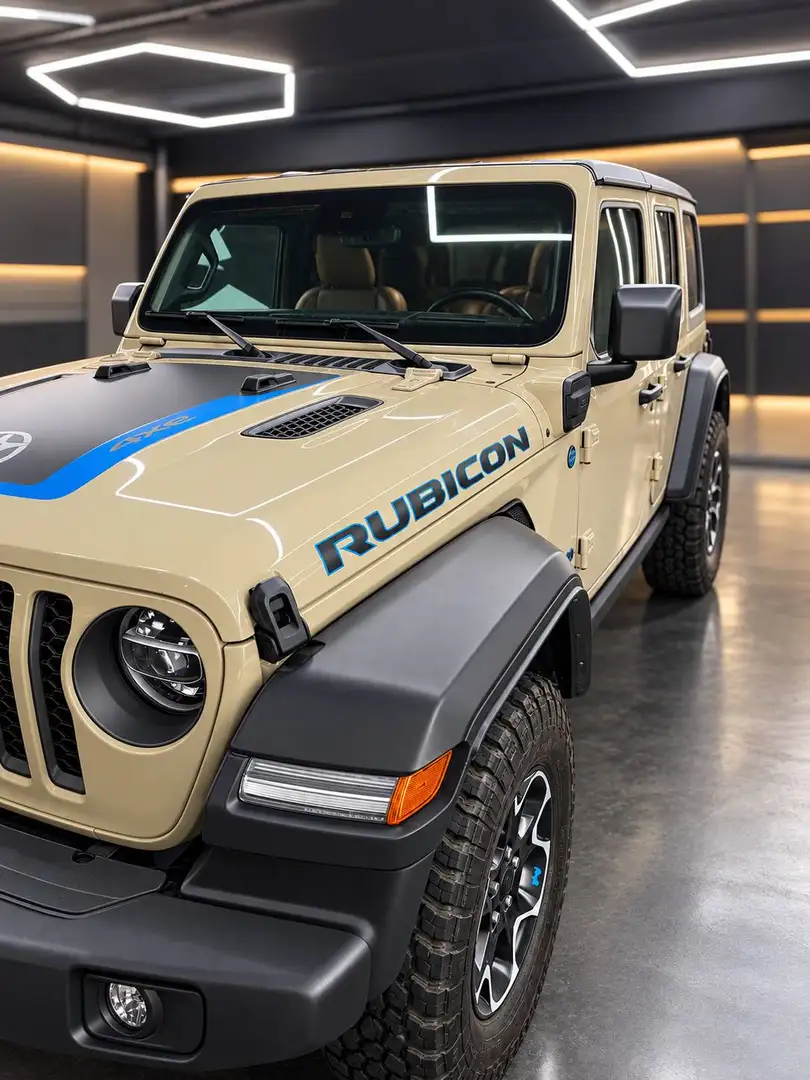 Jeep Wrangler Wrangler Unlimited 2.0 4xe Rubicon 8ATX 280KW Rubicon Beige - 1