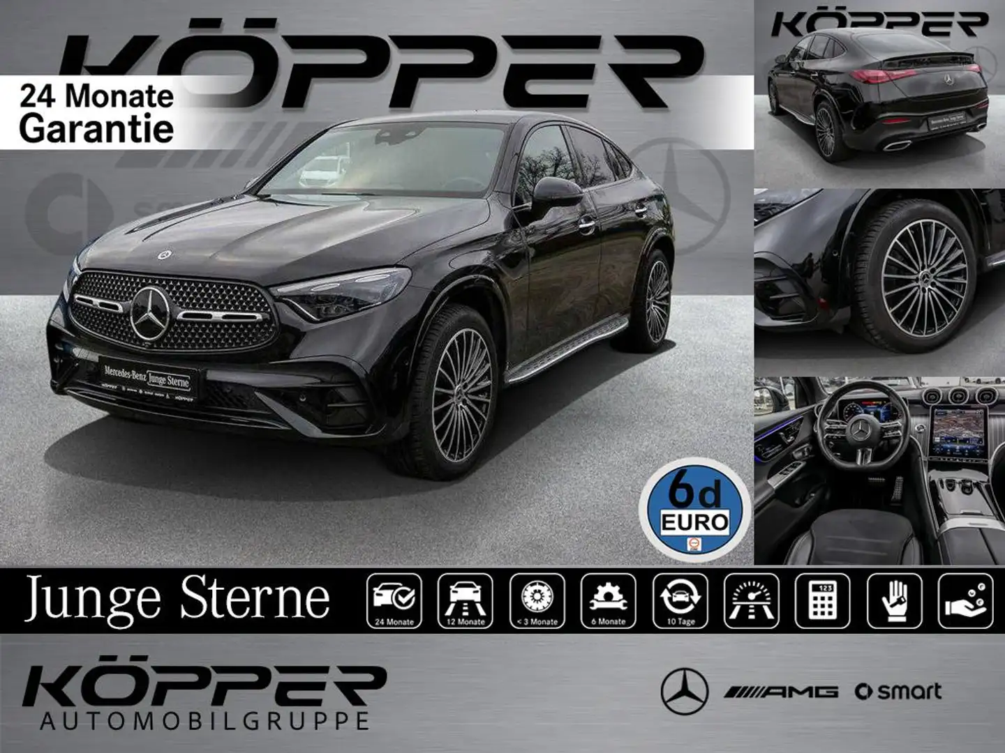 Mercedes-Benz GLC 400 e AMG Premium 4M Night Distronic DigiCo Schwarz - 1