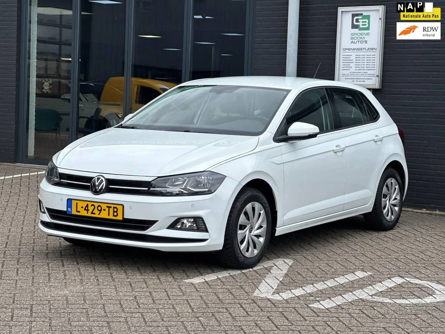 Volkswagen Polo 1.0 TSI Comfortline Business/CARPLAY/PARKEERSENSOR Blanc - 1