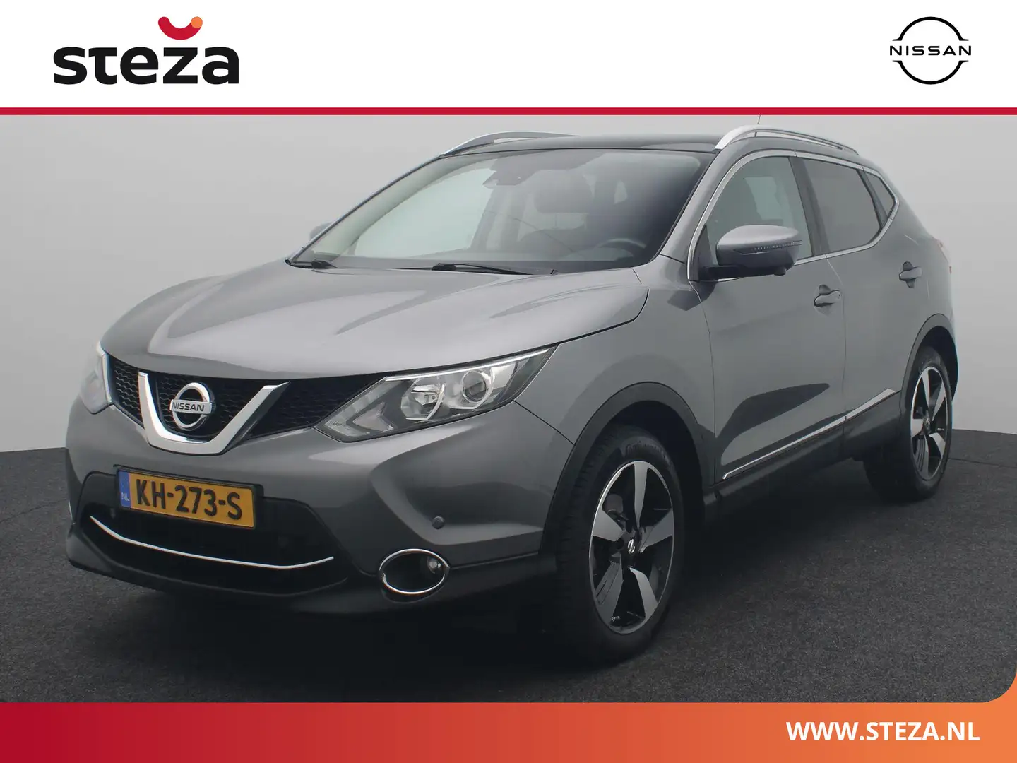 Nissan Qashqai 1.2 N-Connecta | 360 Camera | Keyless | Panoramada Grijs - 1