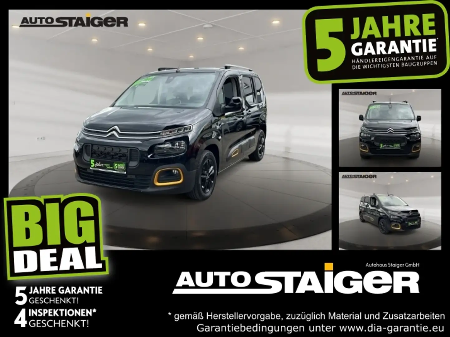 Citroen Berlingo 130 Rip Curl AHK, Navi, Sitzheizung,... Negro - 1