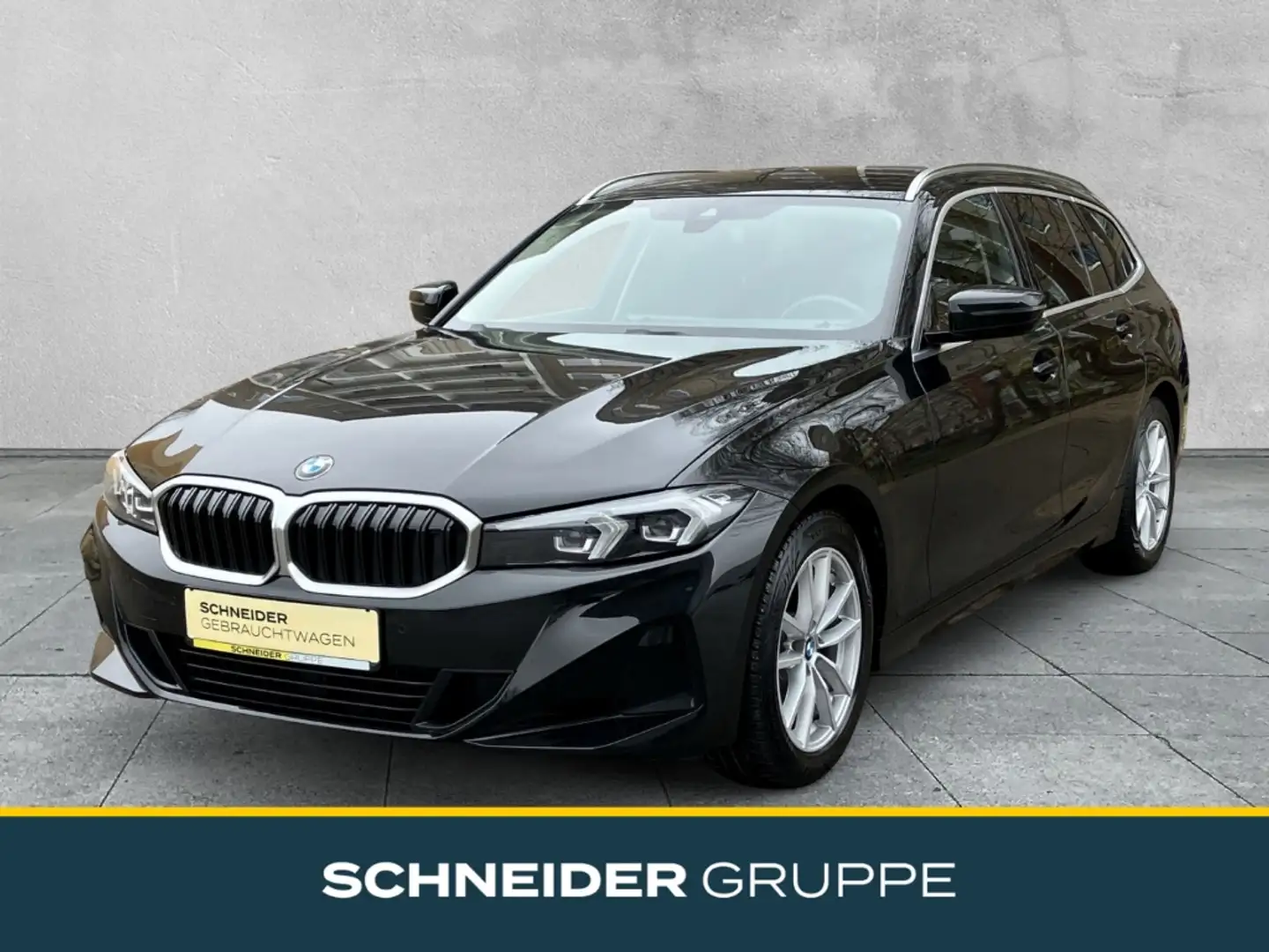 BMW 318 d Touring Advantage Autom. LED+NAVI+KAMERA Schwarz - 1