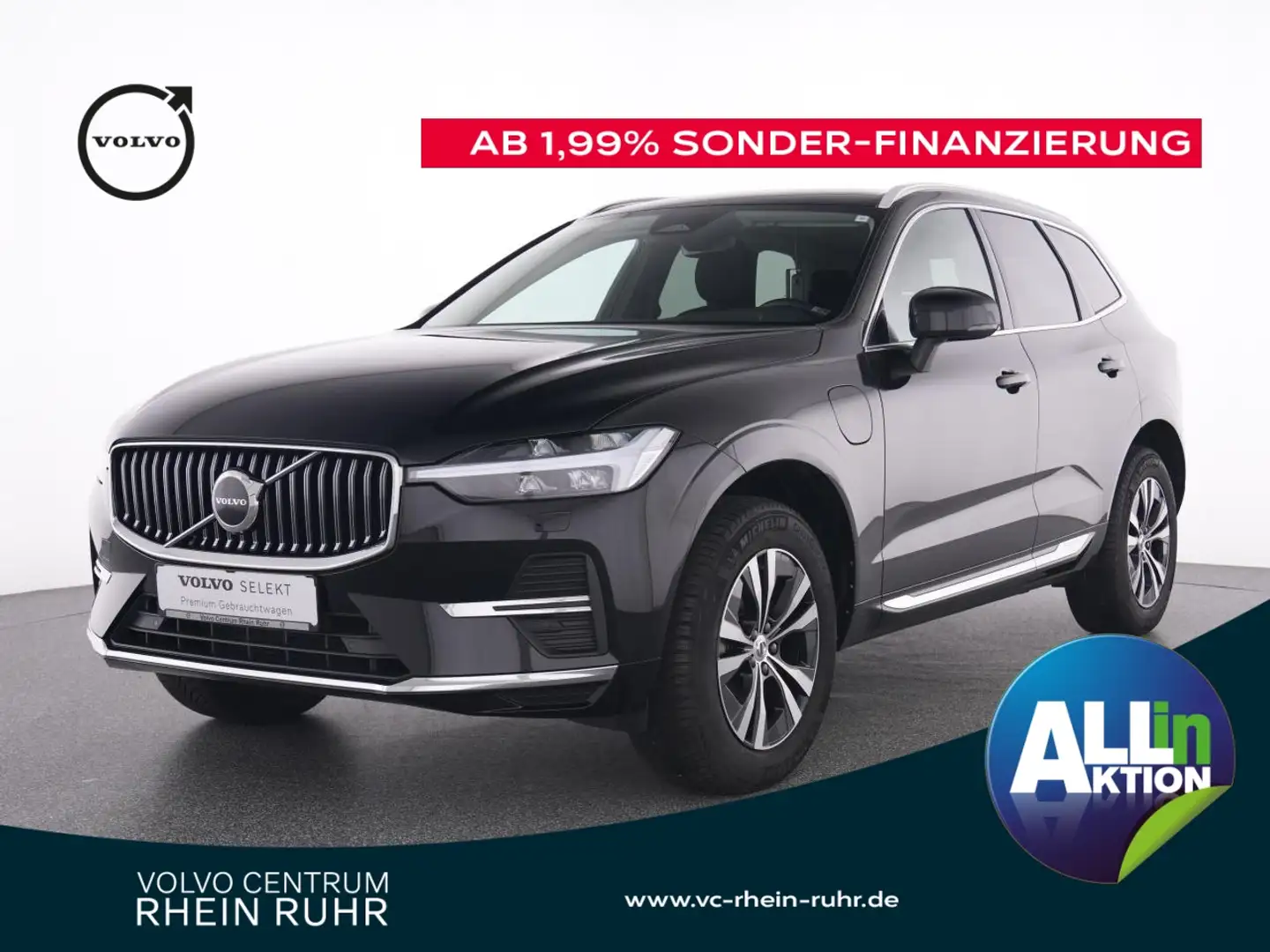 Volvo XC60 T6 AWD Inscription Expression +AHK+WP+SHZG Grijs - 1