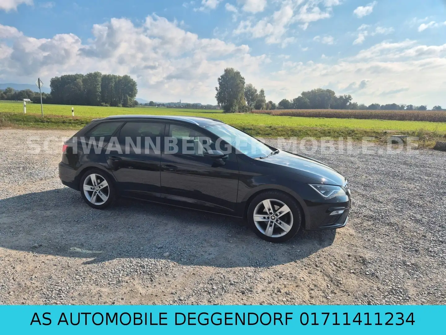 SEAT Leon ST FR-PANORAMA-KLIMA-AUTOMATIK-1.HAND-EURO6 Schwarz - 1