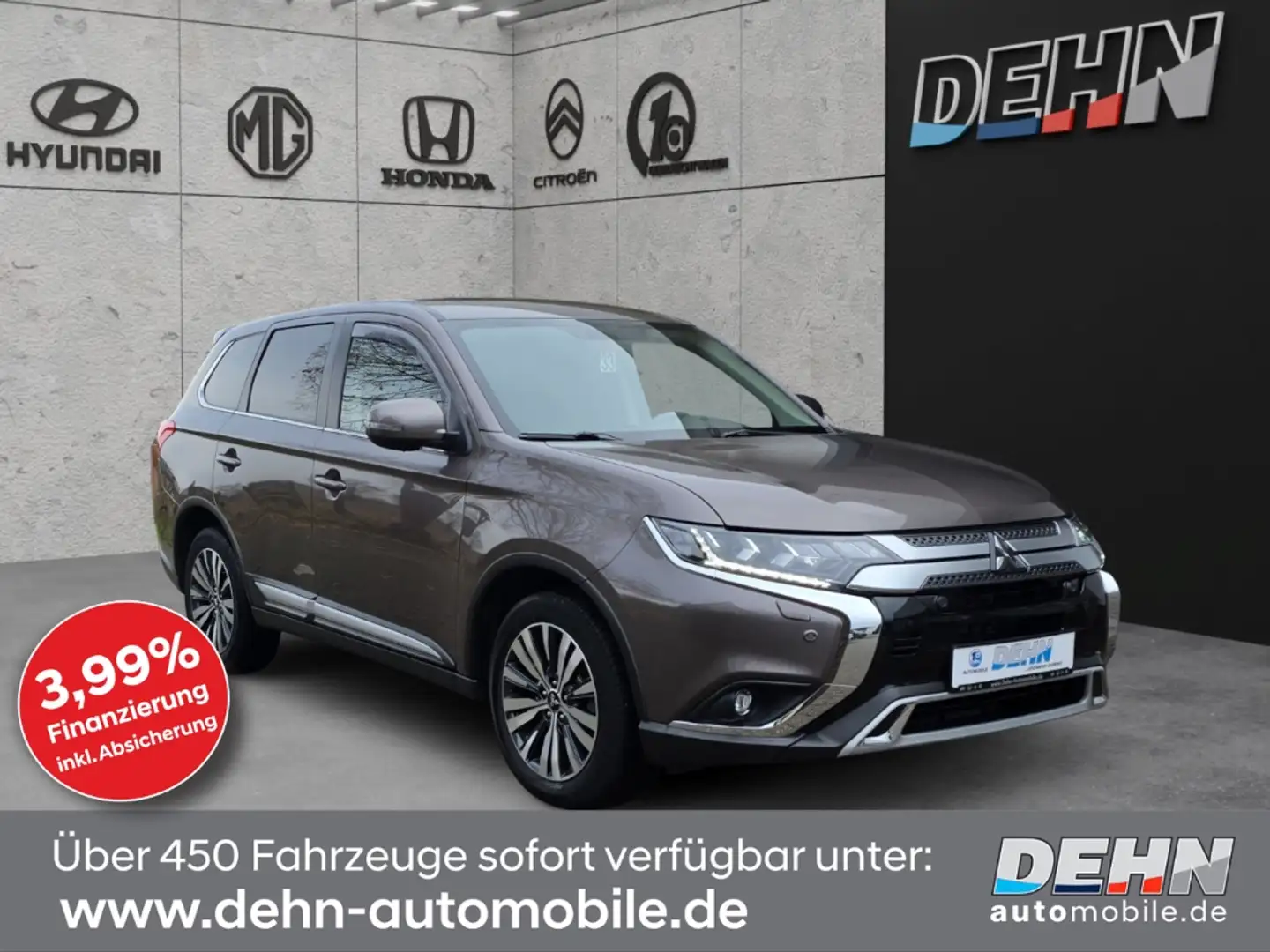 Mitsubishi Outlander 2.0 MIVEC Diamant Edition+ 4WD CVT Braun - 1
