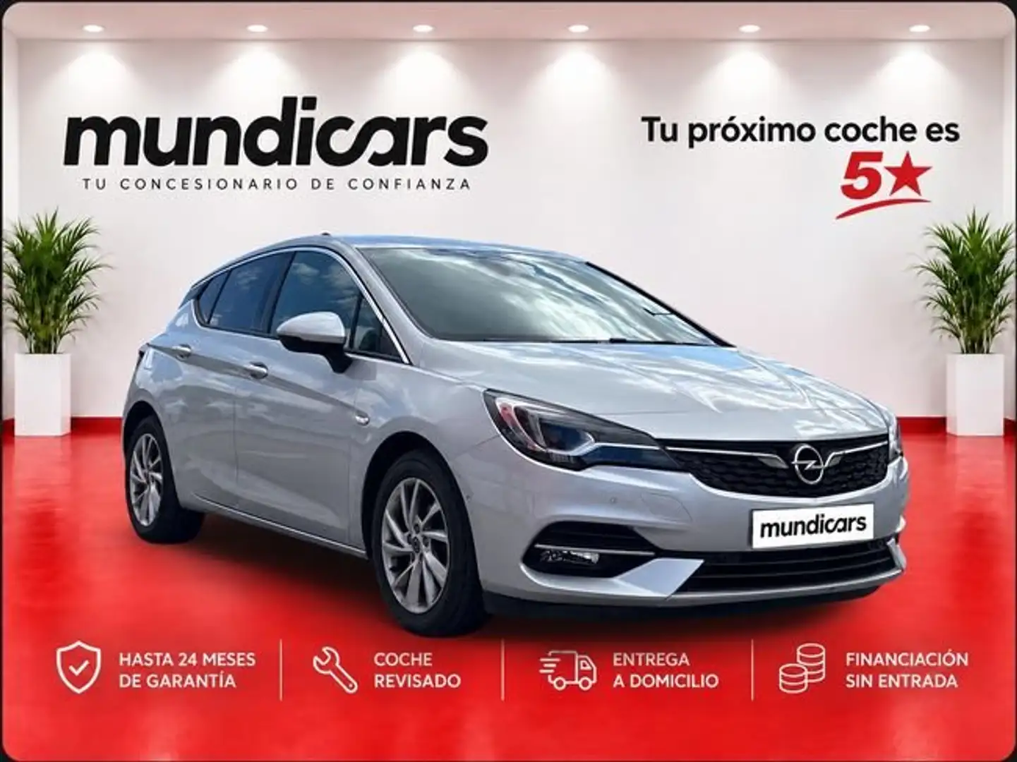 Opel Astra 1.2T SHR 107kW (145CV) Elegance Plateado - 1