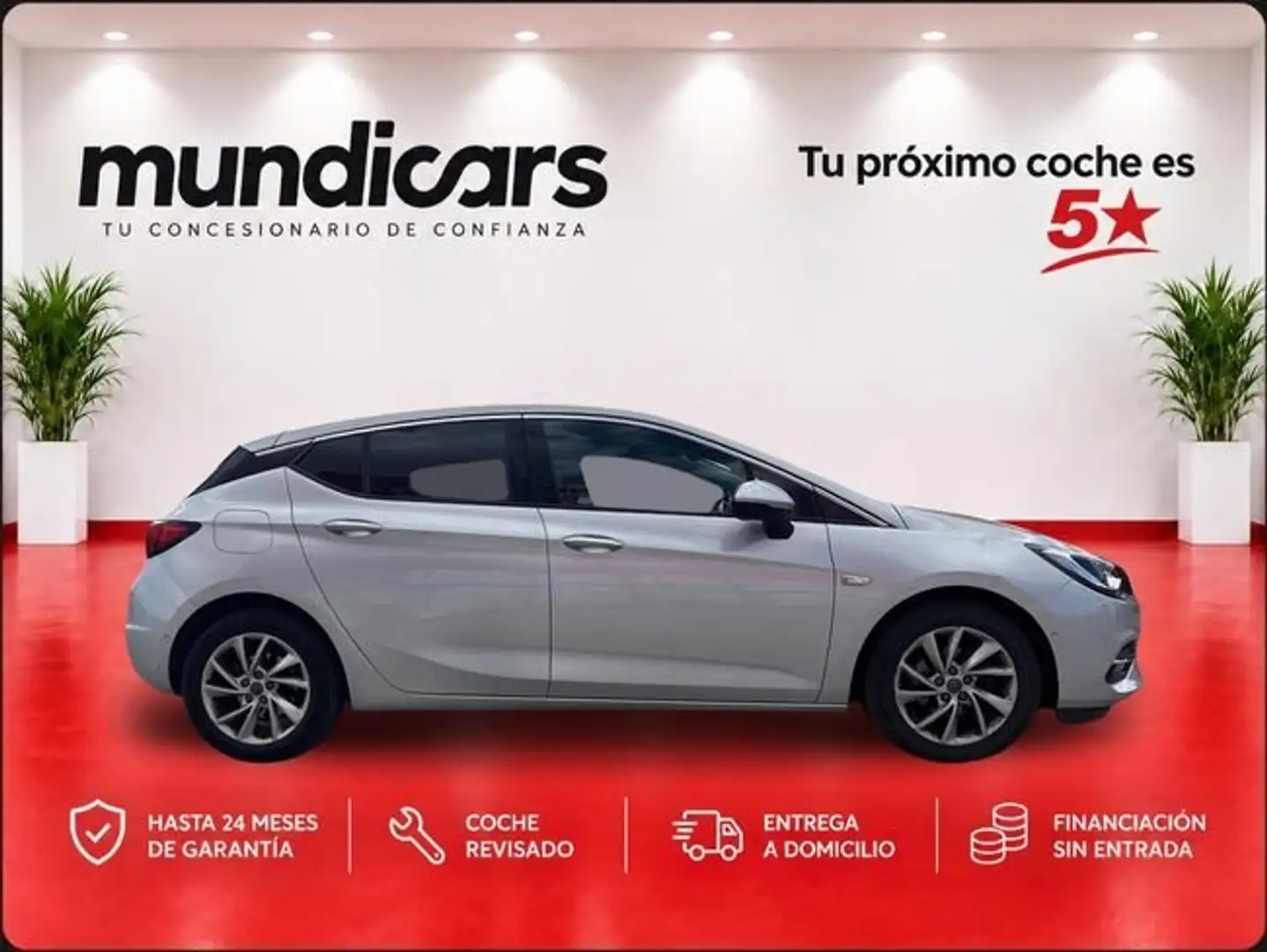 Opel Astra 1.2T SHR 107kW (145CV) Elegance Plateado - 2
