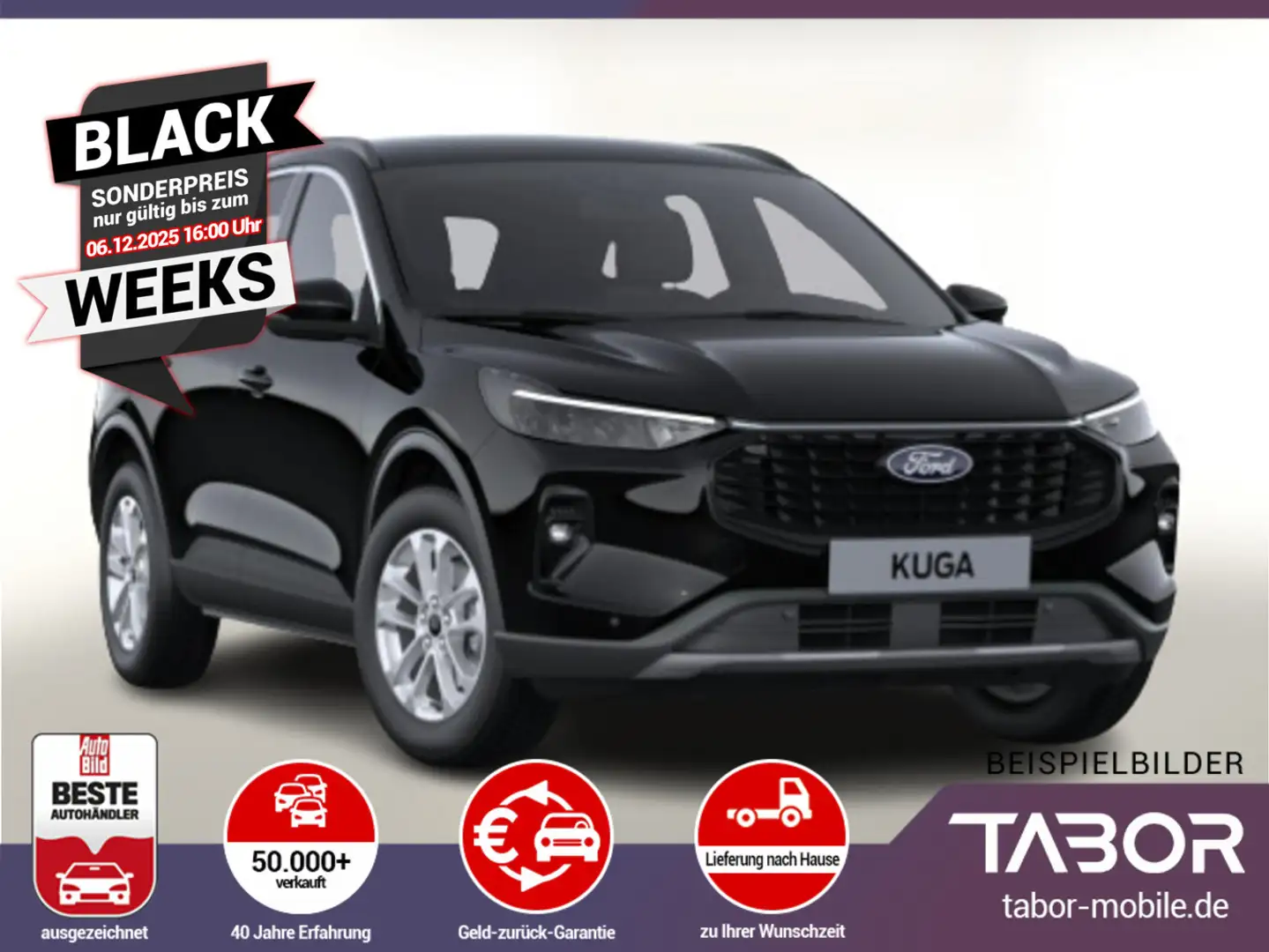 Ford Kuga 1.5 EB 186 A8 ST-Line LED Nav UVP-38%* Noir - 1