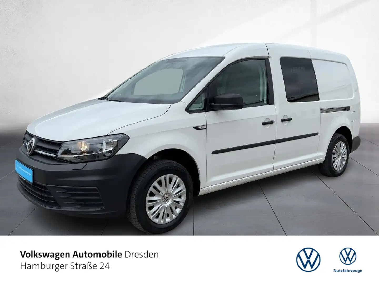 Volkswagen Caddy Kombi 2.0 TDI KLIMA NAV GRA 5-SITZER Weiß - 1