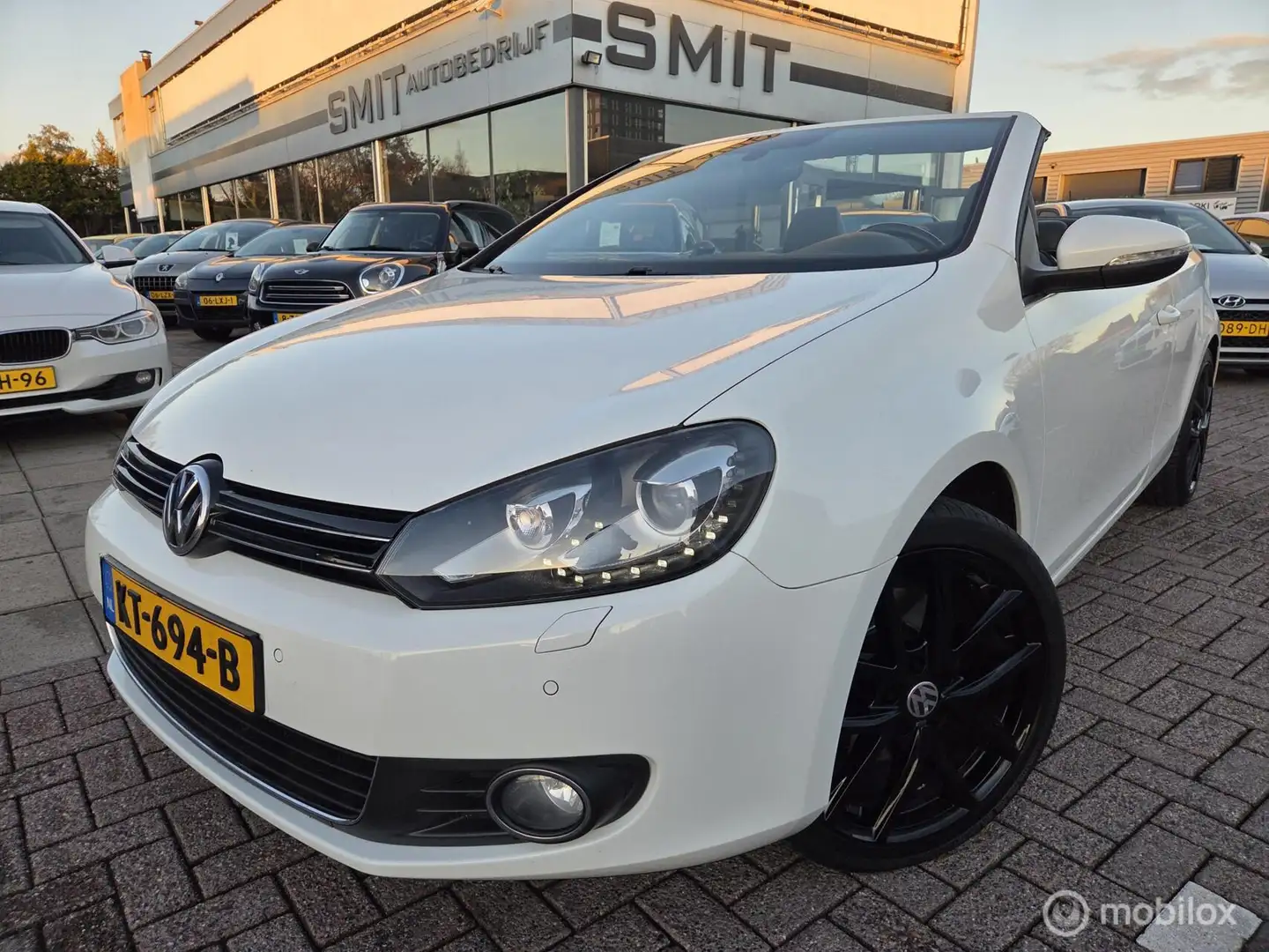 Volkswagen Golf Cabriolet 1.4 TSI 160PK Highline Leder/Nav/Xen Blanc - 1