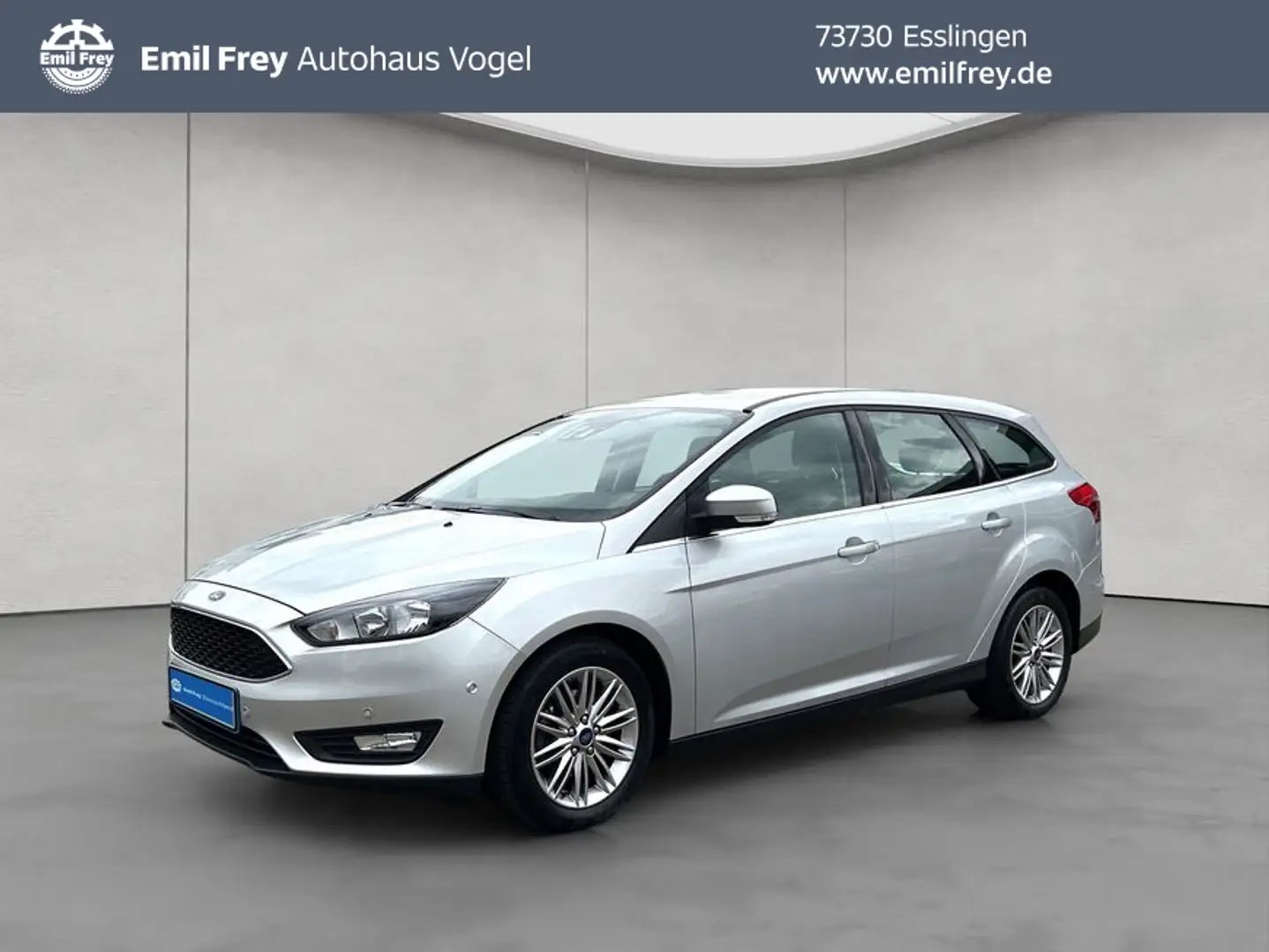 Ford Focus Turnier 1.0 EcoBoost Aut. Zilver - 1