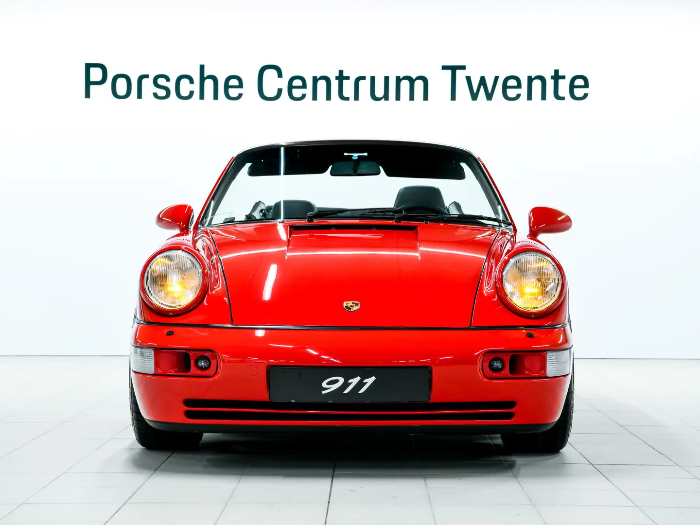 Porsche 964 Cabriolet Rood - 2