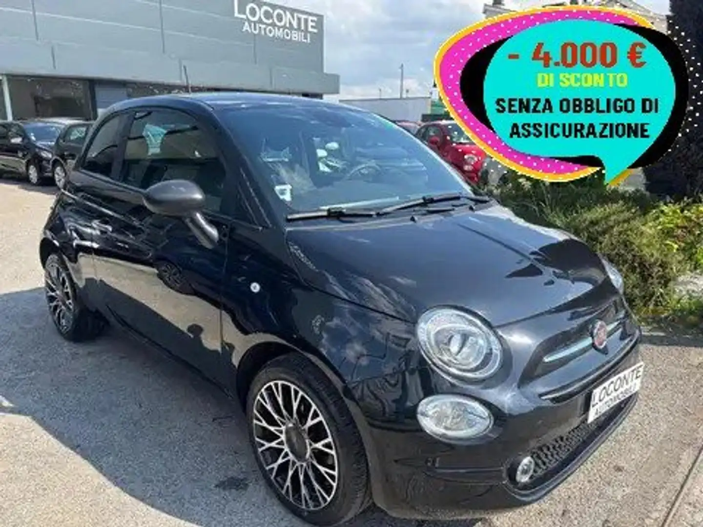 Fiat 500 1.0 hybrid Club 70cv Nero - 1