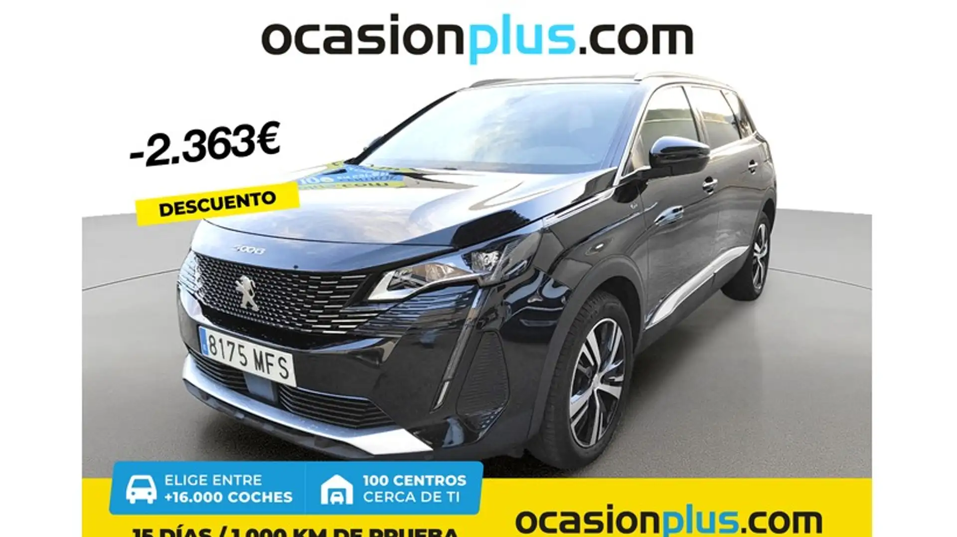 Peugeot 5008 1.6 BlueHDi Style 7 pl. EAT6 120 Negro - 1