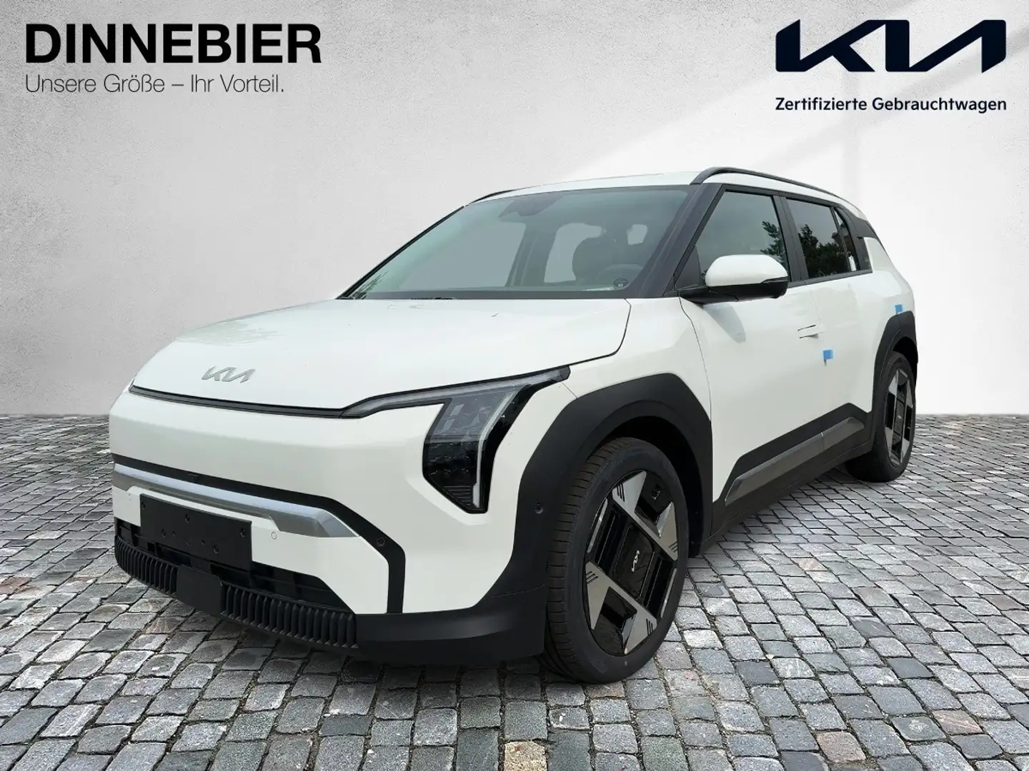 Kia EV3 Earth 58.3 kWh LED+360°Kamera+Navi+SHZ Blanc - 1