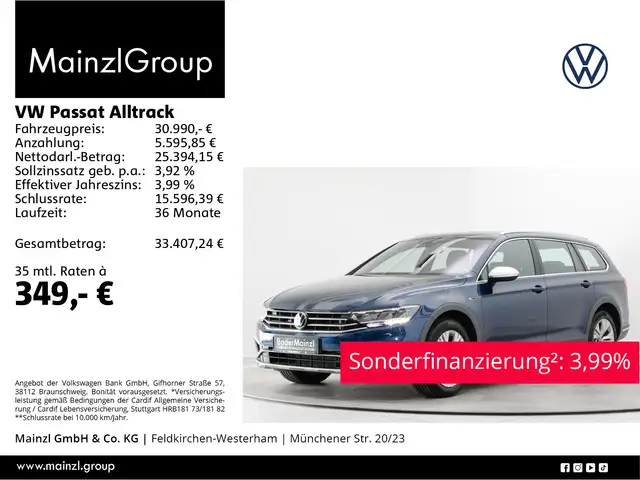 Volkswagen Passat Alltrack 2.0 TSI 4M DSG Navi ACC Kamera