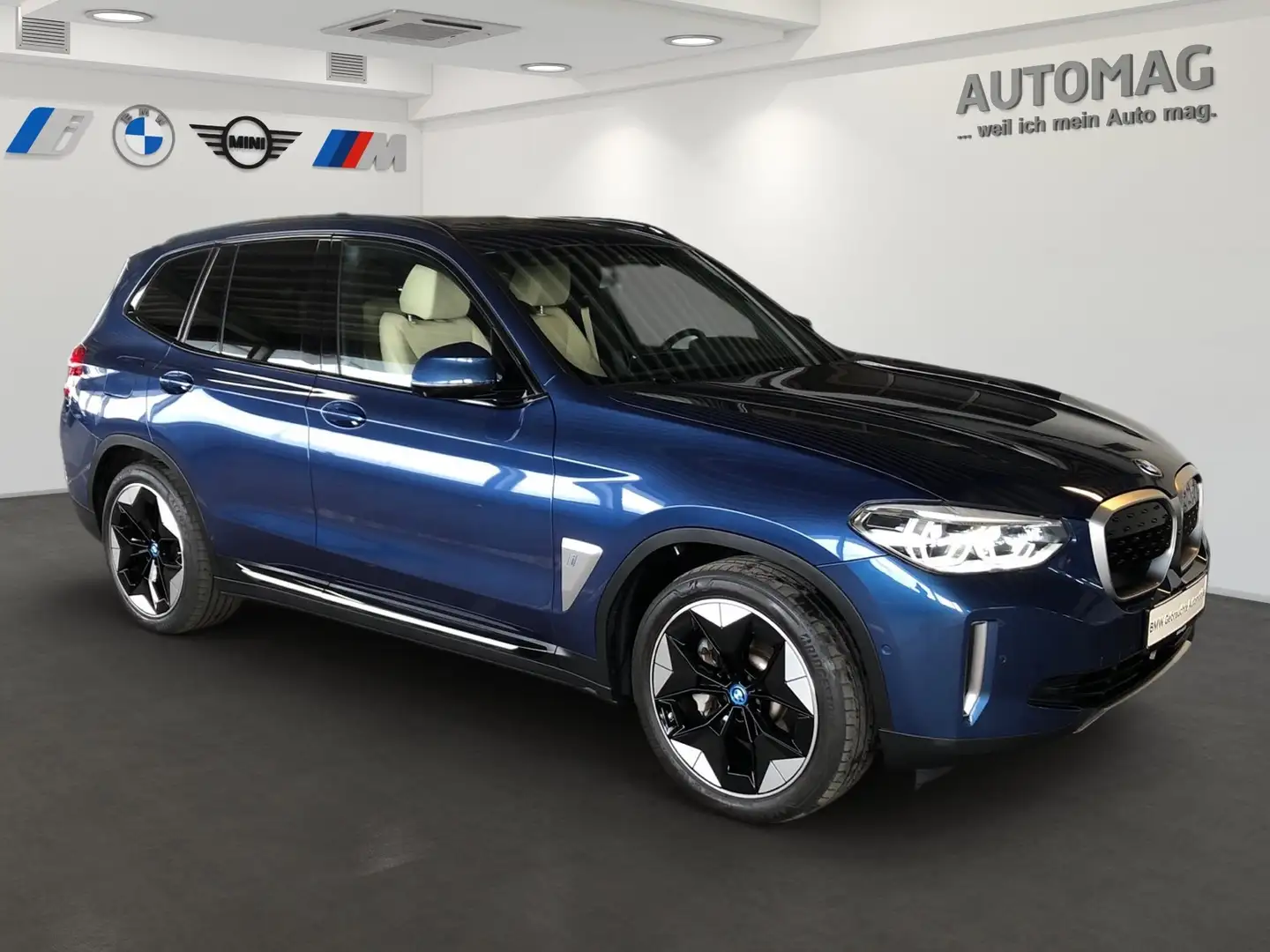 BMW iX3 Impressive*AHK Bleu - 2