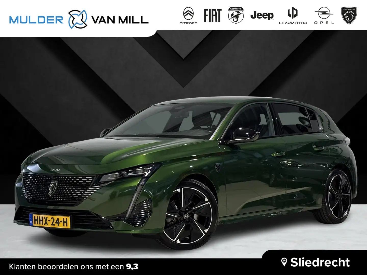 Peugeot 308 e-308 GT Pack 54kWh 156pk | NAPPA LEDER | NAVI | S Groen - 1