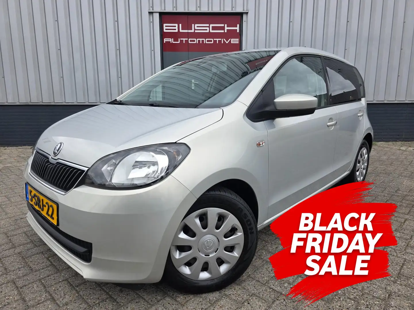 Skoda Citigo 1.0 5 deurs Greentech Ambition VAN 1e EIGENAAR Gris - 1