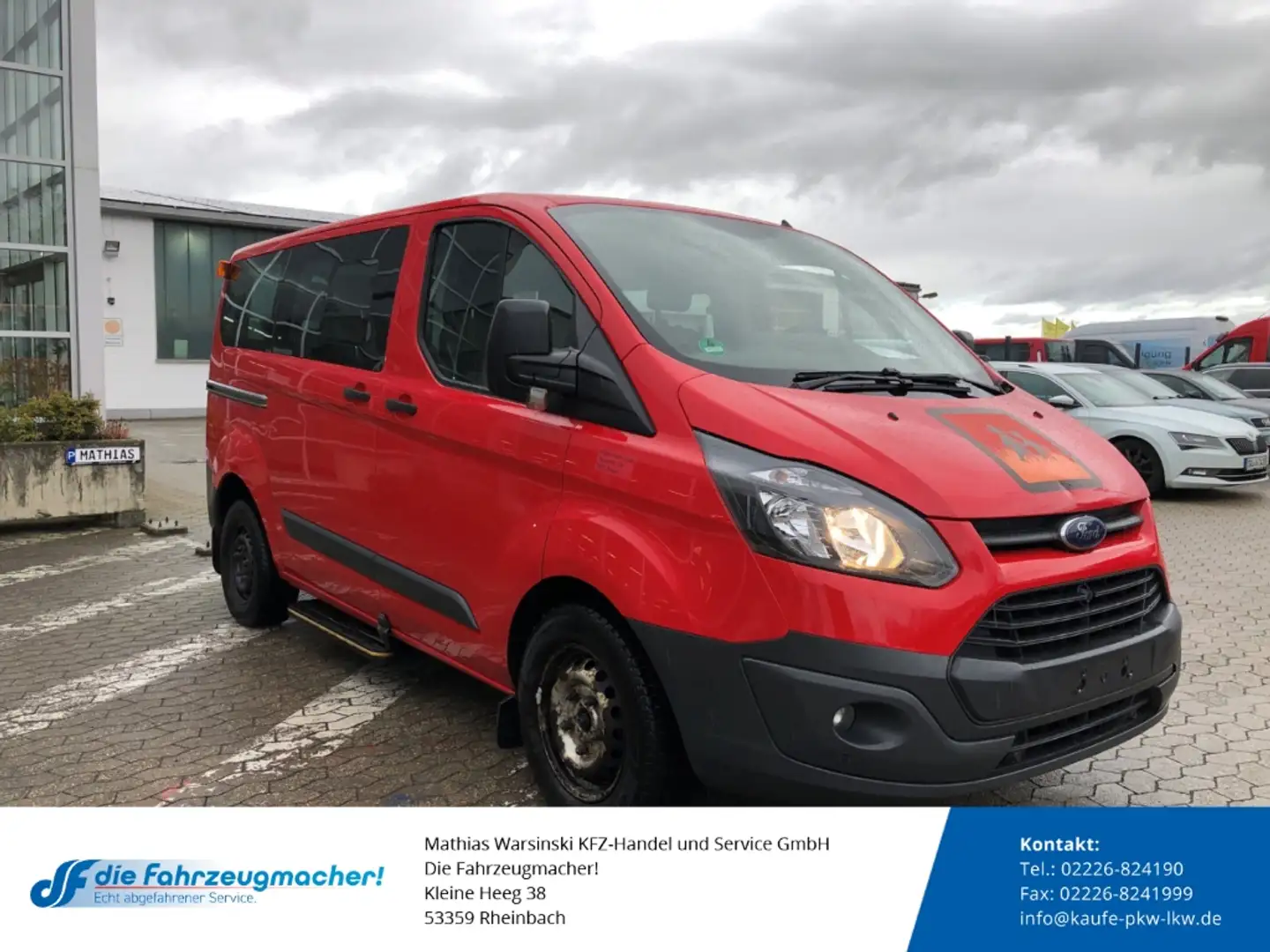 Ford Transit Custom Kombi 300 L1 2.2 TDCi*1667 Export Rot - 1