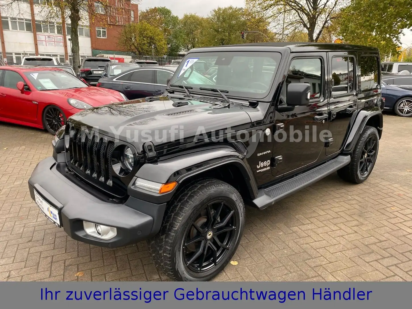 Jeep Wrangler WRANGLER 2.2 CRDi UNLIMITED SAHARA 20°LM|AHK|EU6 Schwarz - 1