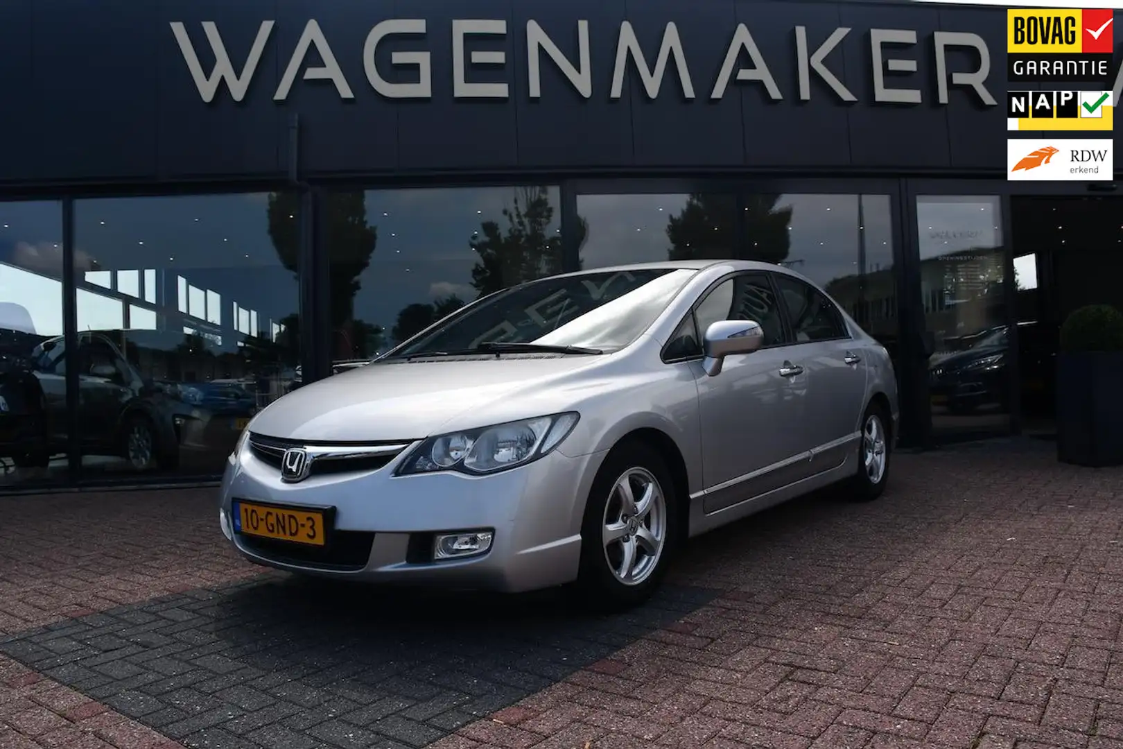 Honda Civic 1.3 Hybrid Aut|Clima|Cruise|Stoelvw Grijs - 1