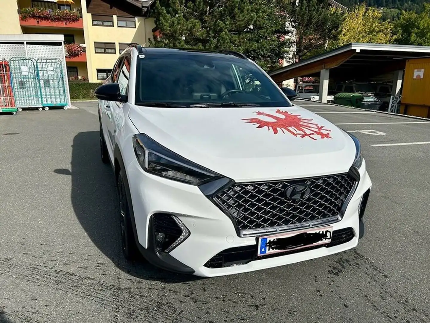 Hyundai TUCSON N-Line Plus Mild-Hybrid 4WD Weiß - 2