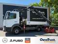 Mercedes-Benz Atego 816 3-Kipper/Kran Hiab 077-BS-2 Duo, Blanc - thumbnail 2